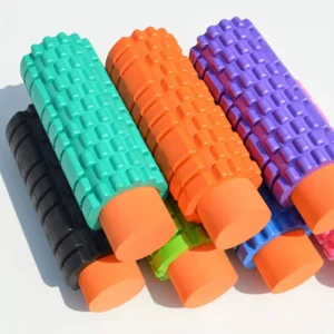 Massage Yoga Pilates Fitness EVA Foam Shaft Back Roller Set 2-in-1 Solid Foam Roller