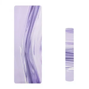 Matte PU Rubber Yoga Mat Custom Full-Color Print Non-Slip Biodegradable Hot Yoga Mat