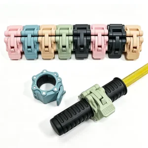 Matte Thickened Nylon Magnetic Barbell Collar 50mm Quick Release Weight Bar Clips
