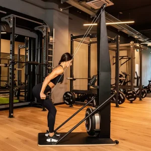 Mechanical Steel Wind-Resistance Trainer for CrossFit HIIT Cardio Commercial Air Ski Machine