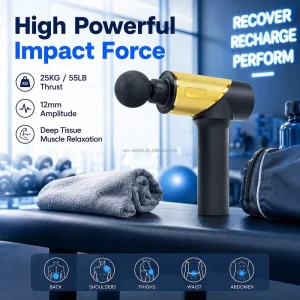 Medical-Grade Cold and Hot Muscle Relaxation Vibration Fascia Gun Portable Athletic Sports Recovery Massager