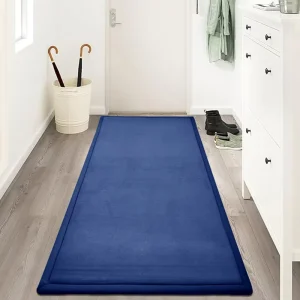 Memory Foam Floor Runner Rug, 3 cm Thick, Soft Bedside Tatami Area Rug for Living Room and Kids Room