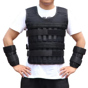 Men’s Adjustable Weighted Vest Custom Logo Sports Tactical Training Fitness Vest 20kg 30kg