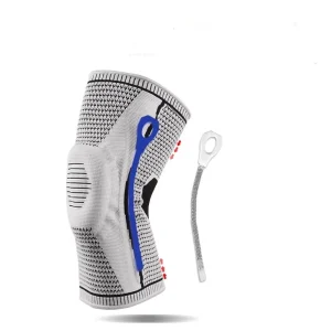 Men’s Flexible Anti-Collision Nylon Leg Guards with Silicone for Basketball, Cycling, and Running