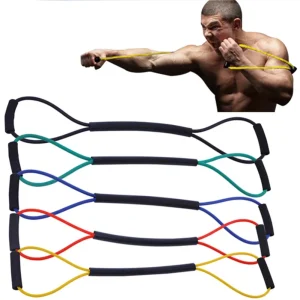 Men’s Gym Accessories Boxing Speed Sanda Muay Thai Full Body Elastic Band Resistance Rope Training Punch Kick Equipment