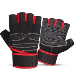 Men’s Half-Finger Fitness Outdoor Workout Gloves