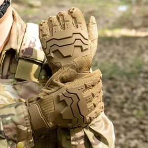 Men’s Hard-Knuckle Touchscreen Motorcycle, Hunting and Outdoor Sports Protective Tactical Gloves