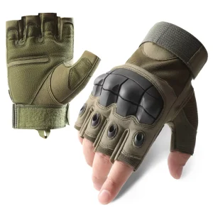 Men’s Tactical Half-Finger Camouflage Gloves for Boxing Cycling Motorcycle Riding and Fitness