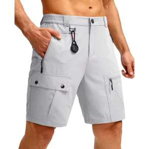 Men’s Tactical Waterproof Quick-Dry Hiking Cargo Shorts for Outdoor Use Supplier OEM ODM Custom