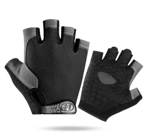 Men’s Women’s Half-Finger Gym Gloves, Anti-Slip, Breathable, Cycling