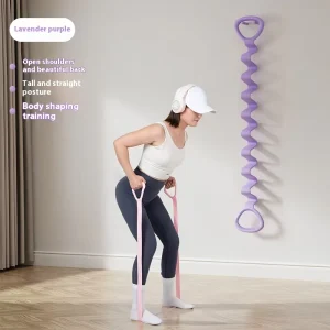 Men’s Women’s Home Fitness Equipment Elastic Rope Tension Straps Yoga Ropes for Chest Muscle Strength Training for Back Workout