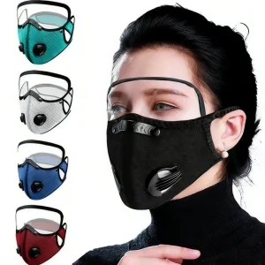 Men’s Women’s Spring Summer Windproof Sunscreen Full Face Polyester Riding Sports Mask