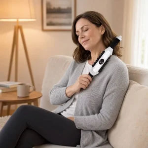 Micro Vibration Silicone Fascia Roller for Neck and Shoulder Myofascial Release