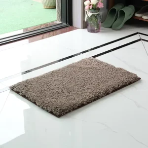 Microfiber Door Mat, Absorbent, Quick-Drying, High-Plush, Thickened, Non-Slip Bathroom Bath Mat