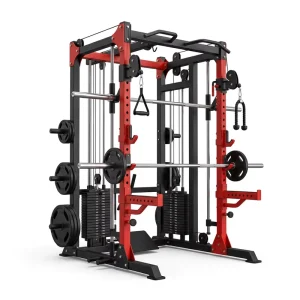 Mid All in One with 90kg Dual Weight Stack Comprehensive Fitness Squat Rack Multi Functional Strength Training Equipment