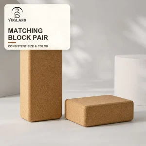 Milestone Cork Yoga Block High Density Foam Brick