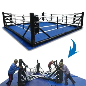 Mini 4×4 Kids Folding Competition Boxing Ring with Stainless Steel Frame