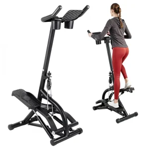 Mini Adjustable Steel Portable Stair Stepper with Armrest