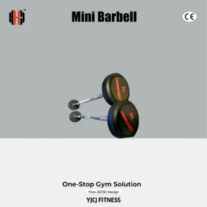 Mini Barbell Fixed Round Heads Chrome Handle Durable Design for Commercial Strength Training Facility Equipment