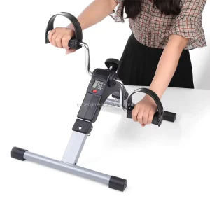 Mini Digital Folding Exercise Bike Pedal Exerciser Arm and Leg Trainer