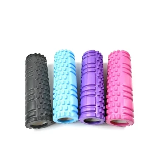 Mini EVA Hollow Foam Roller with Knobs and Small Diameter for Muscle Relaxation