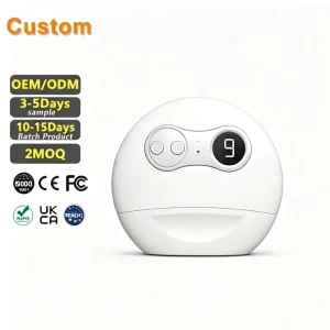 Mini Electric Gua Sha Scraper 9-Speed Vibration Heat Therapy Rechargeable Scraping Massager Wireless Remote Control CE Certified