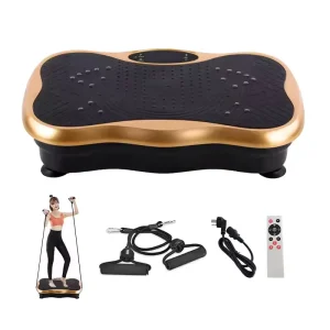 Mini Electromagnetic Steel Vibration Plate Whole Body Exercise Machine for Home Fitness
