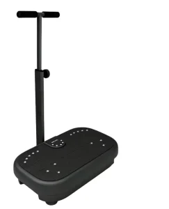 Mini Electromagnetic Vibration Plate Exercise Machine with Handle, PC Material, 150 kg Load Capacity