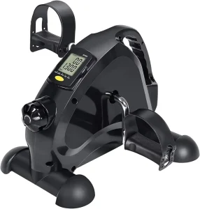 Mini Exercise Bike Hand, Foot, Leg and Knee Pedal Exerciser Under Desk Bike