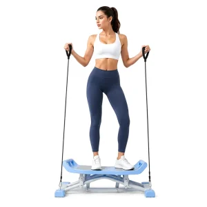 Mini Foldable Steel Mechanical Rocking Slide Ski Aerobic Swing Exercise Fitness Stepper Machine for Home