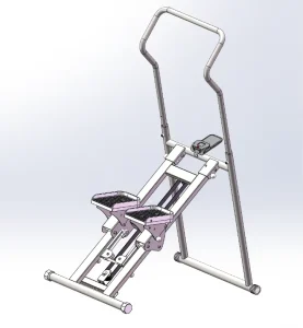 Mini Foldable Vertical Stair Stepper Climber for Home Exercise