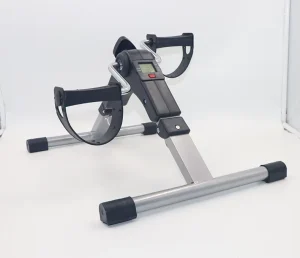 Mini Folding Exercise Bike Pedal Exerciser with Resistance for Arm and Leg Exercise