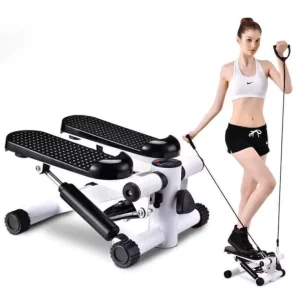 Mini Hydraulic Fitness Stepper with Resistance Band