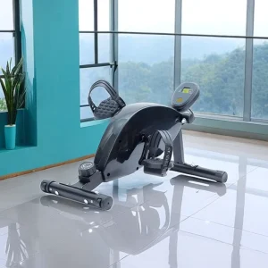 Mini Indoor Magnetic Bicycle with Resistance Bands Pedal Exerciser