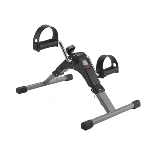 Mini Iron Exercise Bike Folding Pedal Exerciser for Seniors Indoor Leg Rehabilitation and Sculpting Home & Office Use