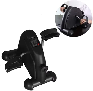 Mini Pedal Exerciser Bike with Adjustable Resistance for Arm and Leg Training