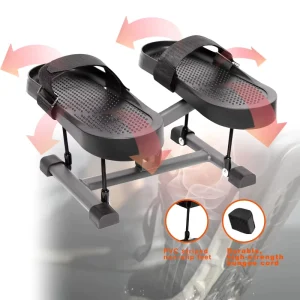 Mini Pedal Exerciser Foot Ankle Leg Trainer Rehabilitation Equipment Adjustable Resistance Portable Home Fitness for Adults