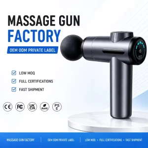 Mini Pocket Fascia Deep Tissue Percussion Massage Gun for Sports and Muscle Recovery