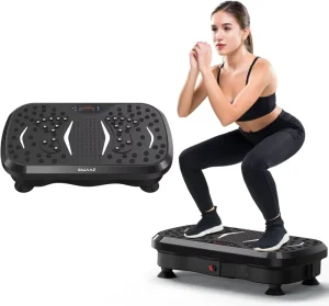 Mini Portable Vibration Plate Exercise Machine for Home Use, 120 kg Max Load, 200W