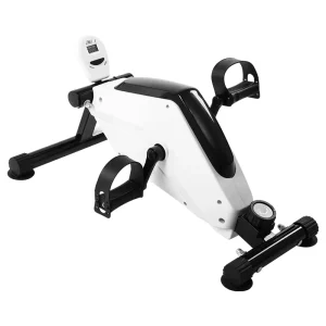 Mini Under-Desk Pedal Exerciser Arm and Leg Exercise Bike Adjustable Resistance LCD Display Home Rehabilitation Fitness Machine