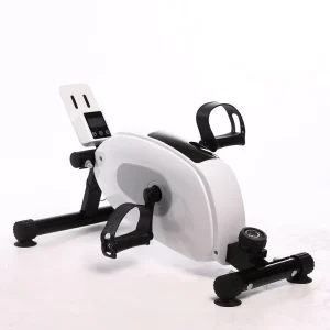 Mini Upright Exercise Bike with Adjustable Magnetic Resistance, 50kg Capacity, Heart Rate
