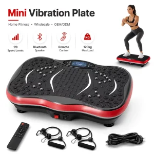 Mini Vibration Plate Exercise Machine 99 Speed Whole Body Vibration Platform for Home Fitness OEM ODM