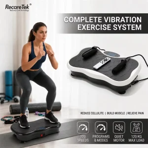 Mini White Oscillating Vibration Plate