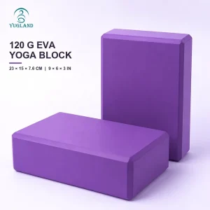 Minimalist EVA Yoga Block Non Slip Printed Pilates Foam Block For Yoga Studio Custom Logo