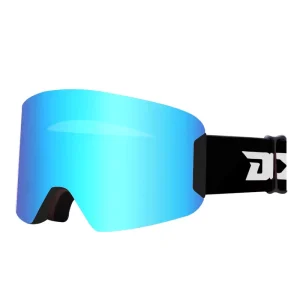 Mirrored Snow Goggles with Cylindrical Lens for Snowboarding and Skiing
