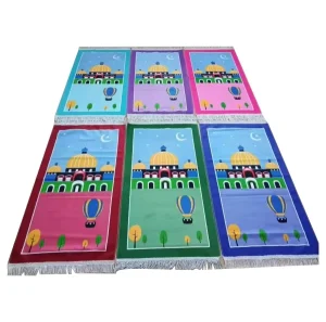 Mixed Color Muslim Children’s Prayer Mats