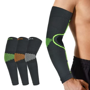 Model 4079 Soft Sports Elbow Protection Brace Breathable Compression Elbow Sleeve Lightweight Arm Support