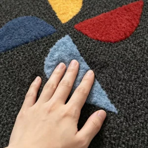 Model 9500 Polypropylene Water-Absorbent Non-Slip Modern Minimalist Foot Mat for Office Corridor