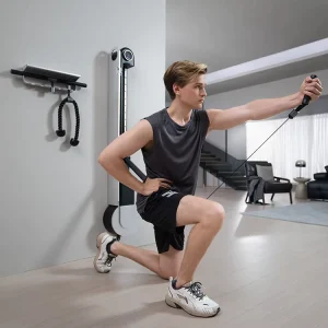 Model I Strength Training Exercise Machine with Knob and Touchscreen 50 kg Max Resistance Home Use