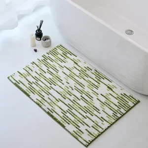 Modern Chenille Bath Mat Anti-slip Quick Dry Super Absorbent Bathroom Floor Mat for Home